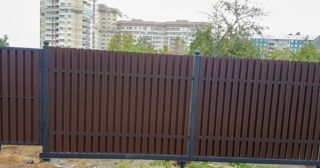 Купить распашные ворота из штакетника Донецк, цена от 2788 руб.